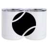 10 oz. White Stainless Steel Short Tumbler Thumbnail