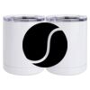 10 oz. White Stainless Steel Short Tumbler Thumbnail