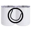 10 oz. White Stainless Steel Short Tumbler Thumbnail