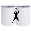 10 oz. White Stainless Steel Short Tumbler Thumbnail
