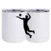 10 oz. White Stainless Steel Short Tumbler Thumbnail