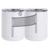 10 oz. White Stainless Steel Short Tumbler Thumbnail