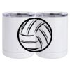 10 oz. White Stainless Steel Short Tumbler Thumbnail