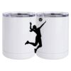 10 oz. White Stainless Steel Short Tumbler Thumbnail