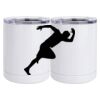10 oz. White Stainless Steel Short Tumbler Thumbnail