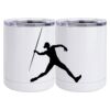 10 oz. White Stainless Steel Short Tumbler Thumbnail
