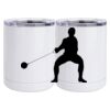 10 oz. White Stainless Steel Short Tumbler Thumbnail