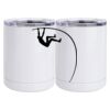 10 oz. White Stainless Steel Short Tumbler Thumbnail