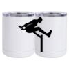10 oz. White Stainless Steel Short Tumbler Thumbnail