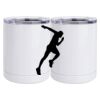 10 oz. White Stainless Steel Short Tumbler Thumbnail