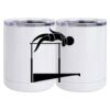 10 oz. White Stainless Steel Short Tumbler Thumbnail