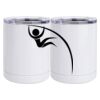 10 oz. White Stainless Steel Short Tumbler Thumbnail