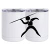 10 oz. White Stainless Steel Short Tumbler Thumbnail