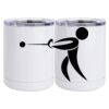 10 oz. White Stainless Steel Short Tumbler Thumbnail