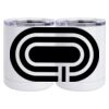 10 oz. White Stainless Steel Short Tumbler Thumbnail