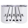 10 oz. White Stainless Steel Short Tumbler Thumbnail