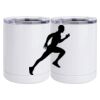 10 oz. White Stainless Steel Short Tumbler Thumbnail