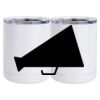 10 oz. White Stainless Steel Short Tumbler Thumbnail