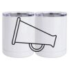 10 oz. White Stainless Steel Short Tumbler Thumbnail