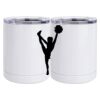 10 oz. White Stainless Steel Short Tumbler Thumbnail
