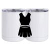 10 oz. White Stainless Steel Short Tumbler Thumbnail