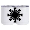 10 oz. White Stainless Steel Short Tumbler Thumbnail