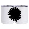 10 oz. White Stainless Steel Short Tumbler Thumbnail