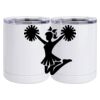 10 oz. White Stainless Steel Short Tumbler Thumbnail