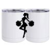 10 oz. White Stainless Steel Short Tumbler Thumbnail