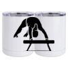 10 oz. White Stainless Steel Short Tumbler Thumbnail