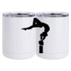 10 oz. White Stainless Steel Short Tumbler Thumbnail