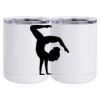 10 oz. White Stainless Steel Short Tumbler Thumbnail