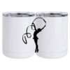 10 oz. White Stainless Steel Short Tumbler Thumbnail