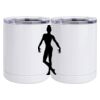 10 oz. White Stainless Steel Short Tumbler Thumbnail