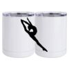 10 oz. White Stainless Steel Short Tumbler Thumbnail