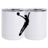 10 oz. White Stainless Steel Short Tumbler Thumbnail