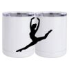 10 oz. White Stainless Steel Short Tumbler Thumbnail