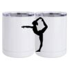 10 oz. White Stainless Steel Short Tumbler Thumbnail