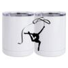 10 oz. White Stainless Steel Short Tumbler Thumbnail