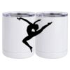 10 oz. White Stainless Steel Short Tumbler Thumbnail