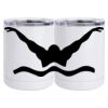 10 oz. White Stainless Steel Short Tumbler Thumbnail