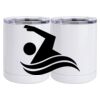 10 oz. White Stainless Steel Short Tumbler Thumbnail