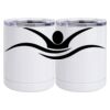 10 oz. White Stainless Steel Short Tumbler Thumbnail