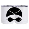 10 oz. White Stainless Steel Short Tumbler Thumbnail