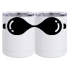 10 oz. White Stainless Steel Short Tumbler Thumbnail
