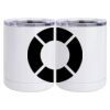 10 oz. White Stainless Steel Short Tumbler Thumbnail