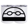 10 oz. White Stainless Steel Short Tumbler Thumbnail