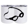 10 oz. White Stainless Steel Short Tumbler Thumbnail