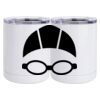 10 oz. White Stainless Steel Short Tumbler Thumbnail