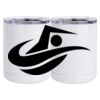 10 oz. White Stainless Steel Short Tumbler Thumbnail